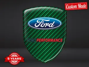 Ford Pegatinas Cúpula Resina Estilo Superior Insignias Cúpula